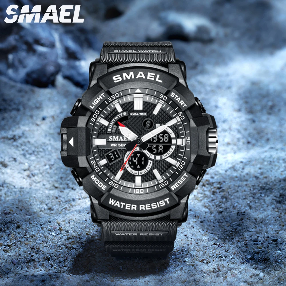 SMAEL new men watch smael 1809 sports quartz watch for survival in the wild