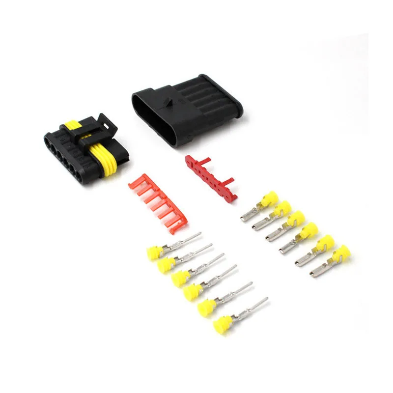 1/2/3/4/5/6 pin Auto Female Automotive Electrical wire Connector DJ7021-1.5-11/21 Waterproof Connector 282080-1