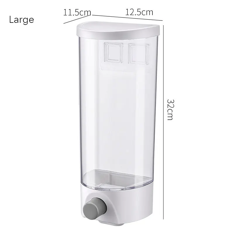 Wall-mounted plastic fresh-keeping sealed rice barrel moisture-proof and insect-proof rice storage box coarse grain storage tank