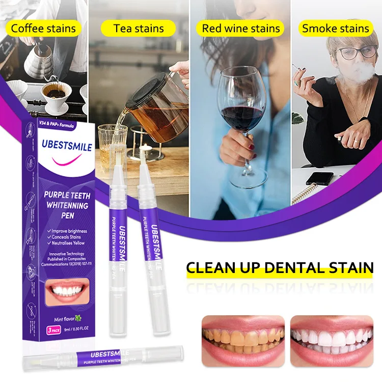 Customized Logo New Design 2ml Teeth Whitening Pen Gel Mini Wireless Teeth Whitening Kits