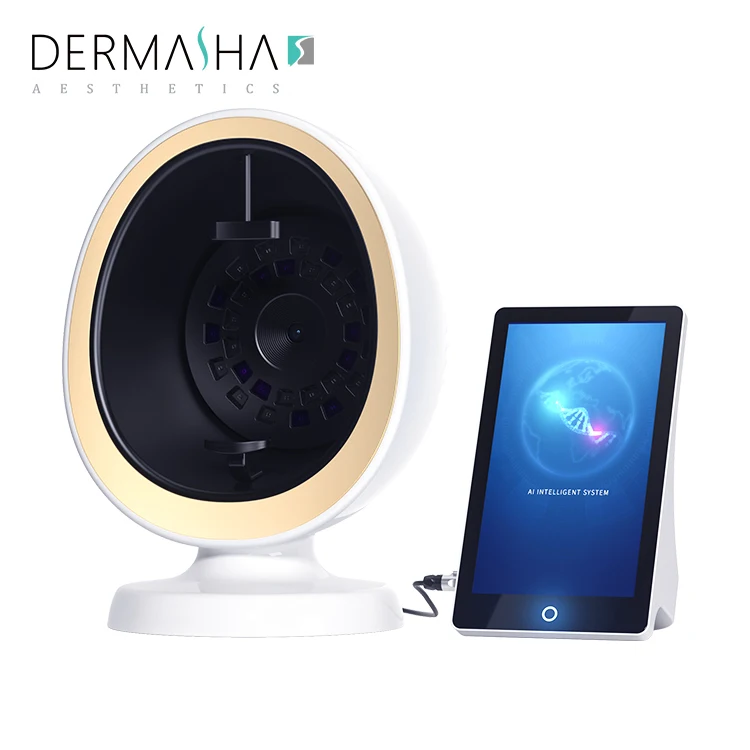 2023 Portable 3d Smart Facial skin Analysis Magic Mirror Skin Tester Analyzer Beauty Equipment acne spot wrinkle tester