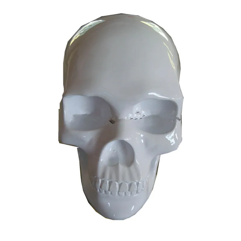 
Human plating light-reflecting colorful skull resin crafts 