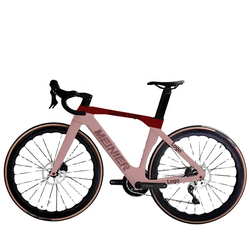 Complete Bicycle Road Bike 24 Speed Cycling T800 Carbon Fiber Disc Brake Road Bike Shimano R7120