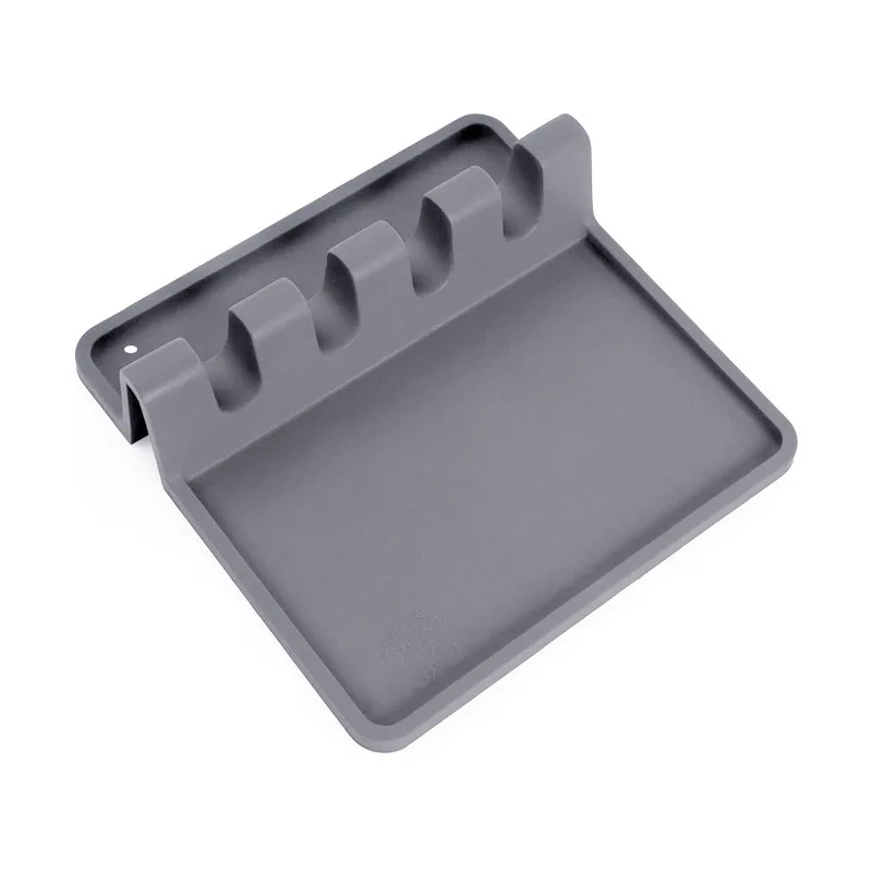 THEONE Heat Resistant Silicone Spatula Kitchen Organizer Utensils Spoon Rest Holder for Kitchen Counter Stove
