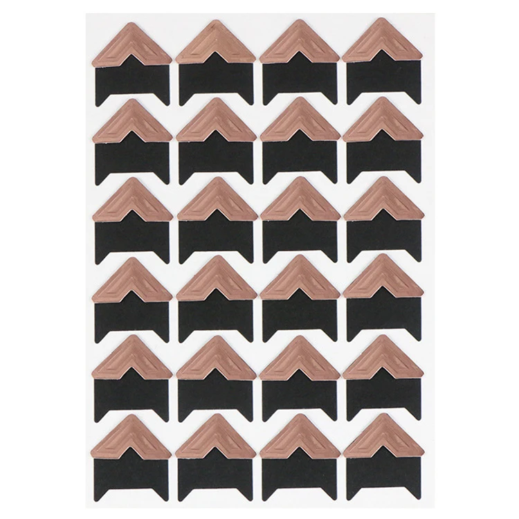 2020 New Rose Gold Photo Corner Stickers for DIY Paper Album Dairy Accessory Holder Self Adhesive Photo Mounting Corners Sticker