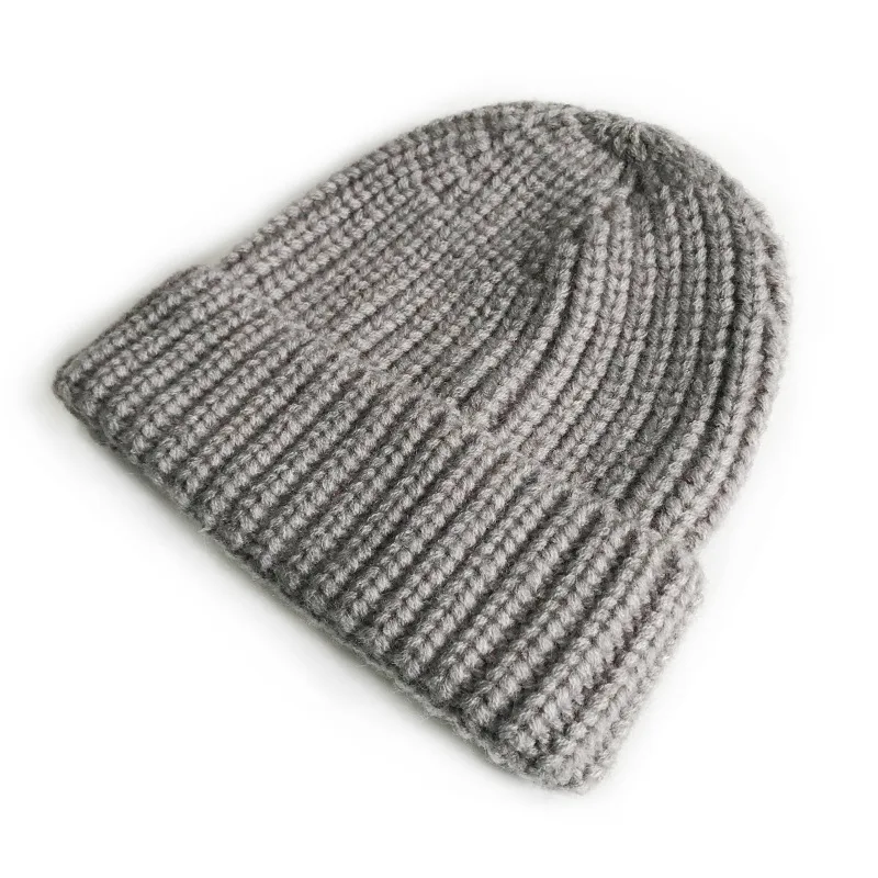 Winter Hot Sale Kids Comfortable Baby Soft Beanie Knitted Solid Color Hat for Boys Girls