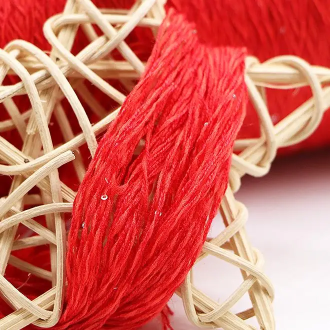 Xinglin Factory Wholesale 26NM Bead Arctic Velvet 40%Viscose17%Nylon 43%Polyester Fancy Yarn  for A/W Sweaters Knitting