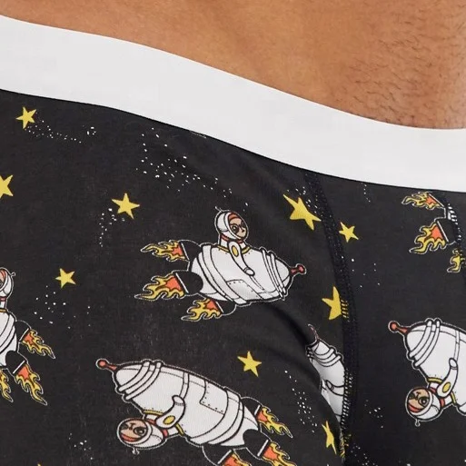 Animal printing mens swimwear briefs custom man swim private label trunk box