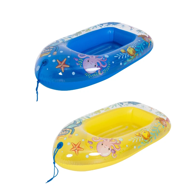 Sunclub 37593 inflatable water toys Sea World Kid Boat 112cm x 70cm inflatable plastic beach summer toys for kids