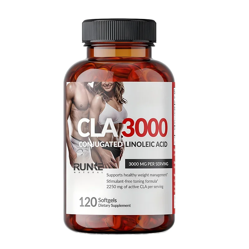 Manufacturer Supply conjugated linoleic acid  CLA gym soft gel capsule Fat-burner Metabolism Booster For Slimming