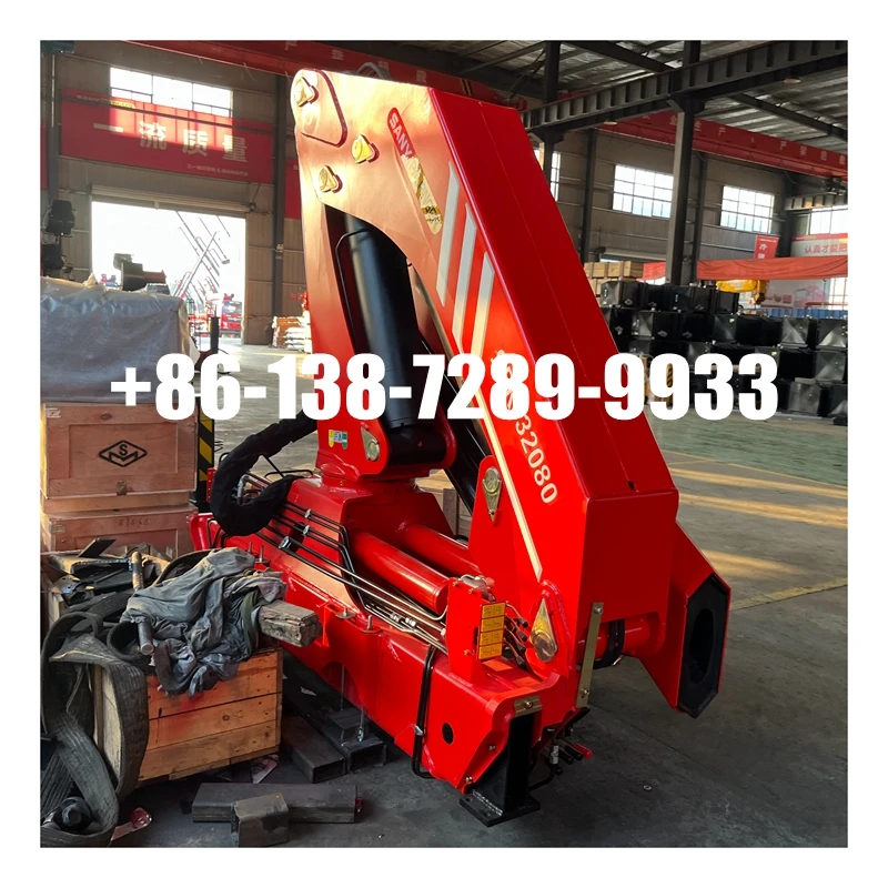 Top Brand 8.5 Ton Spk32080 Loader Crane Lifting Machinery 8.5 Ton Knuckle Boom Crane SPK32080 Palfinger Crane Machine Price