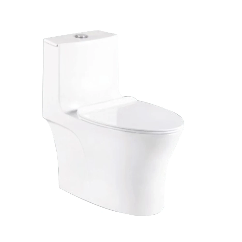 Ceramic One Piece Toilet Water Saving Big Impact 2023 Hot Sale White Style Time Packing Bathroom WC Siphonic Water Closet