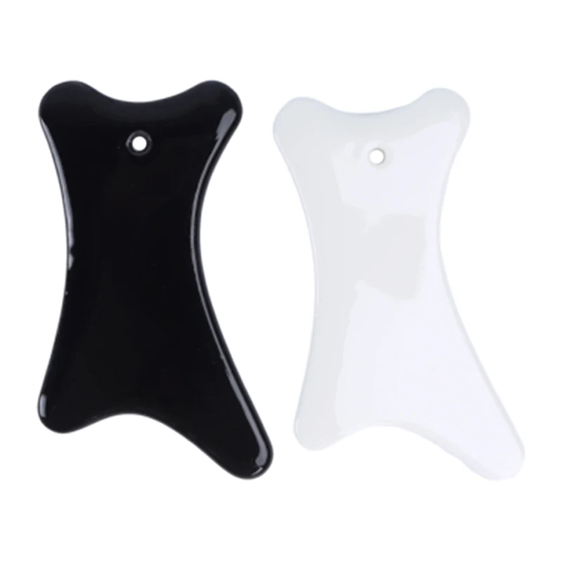 Amazon board hot sale ceramic large muscle lymphatic scraping cellulite scraping massage board