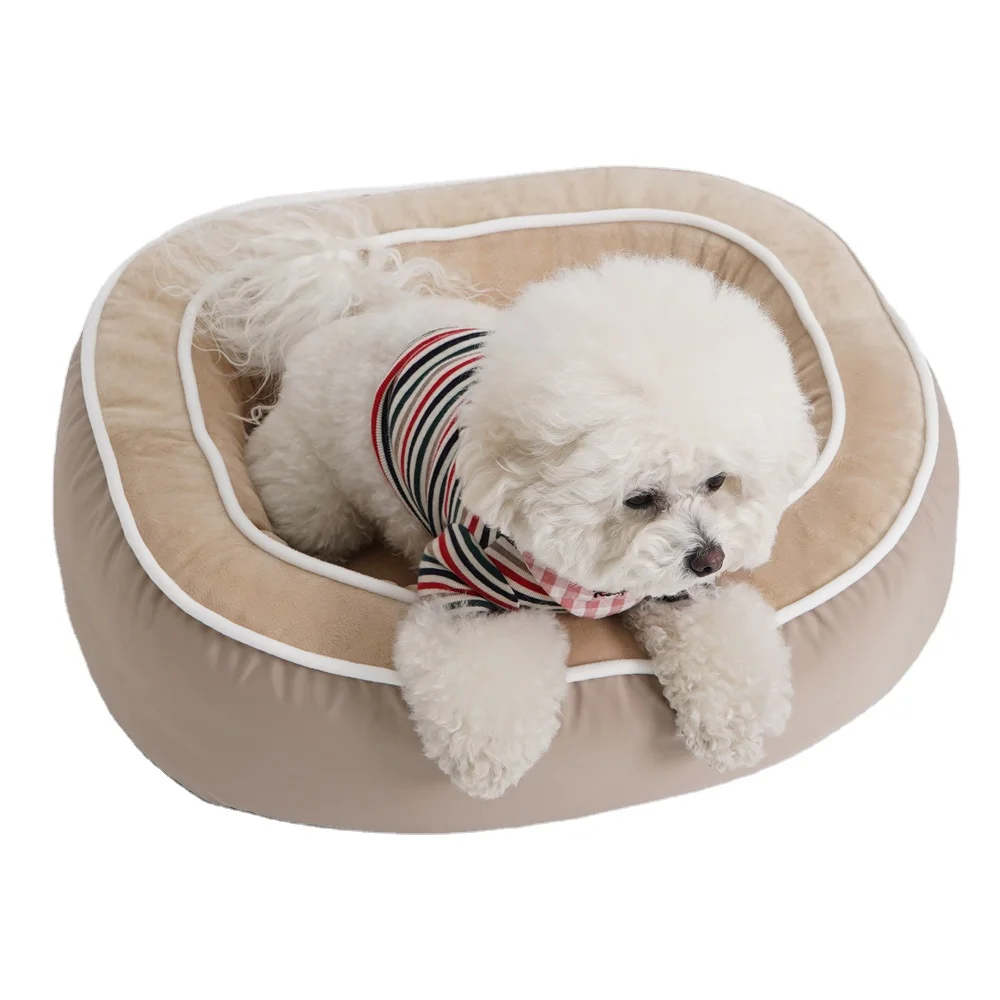 new wholesale price custom luxury washable  anti slip bottom pet  bed  sofa  dog couch with removable cover