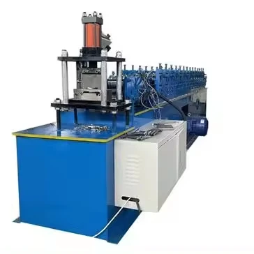 Auto metal garage roller shutter door frame making machine