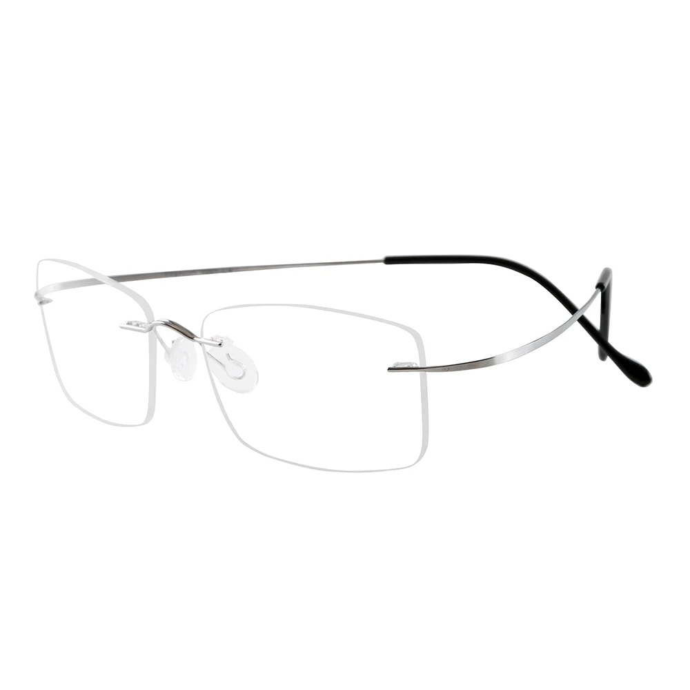 1001 frameless rimless flexible titanium eyeglasses