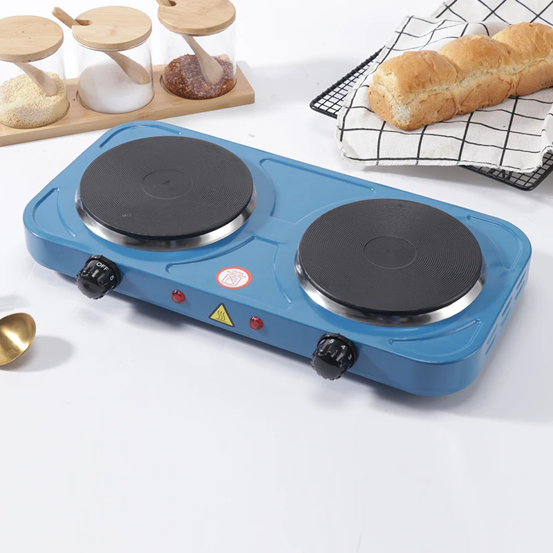High Quality Cookwares Countertop Multi Function Double Burner 2000w Hot Plate