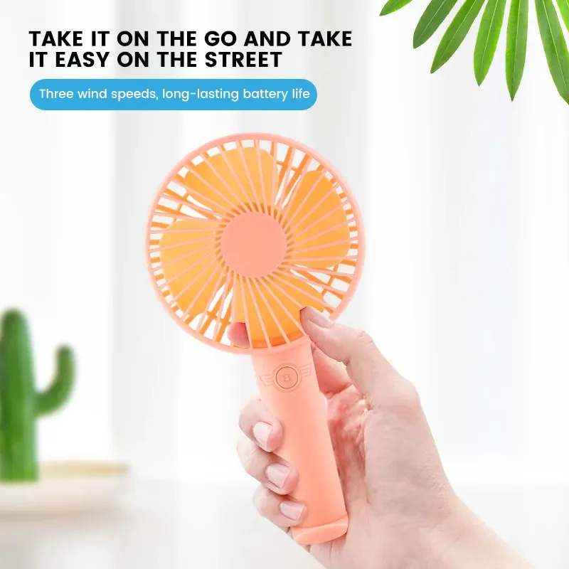 Hot Selling Portable Fan USB Rechargeable Mini Telescopic Floor Low Noise Summer Electric Fan For Household Bedroom Office