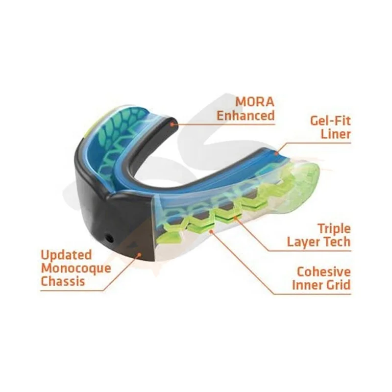 HUASITE Gel Max Power Mouth Guard со вкусом спортивный каппа для футбола хоккея баскетбола