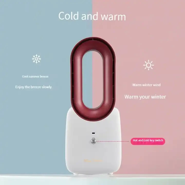 Table Stand Portable PTC Electric Mini Fan Heaters Tower For Room