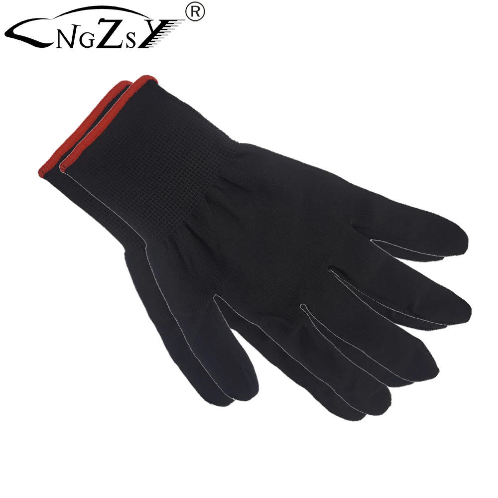 Антистатический оттенок окна из углеродного волокна виниловая пленка для автомобиля наклейка установки Перчатки Авто нейлоновые тонировочные рабочие перчатки