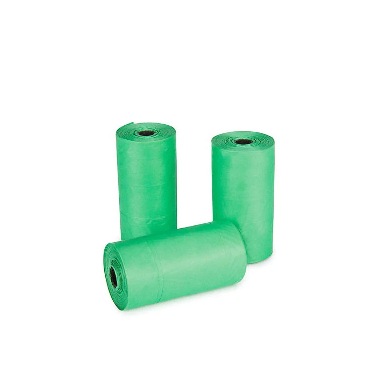 wholesale biodegradable compostable plastic trash bag   Pet toilet bag   Good load-bearing, no leakage