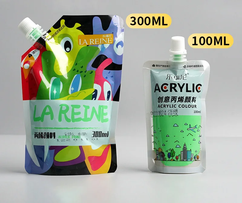 Lareine 37colors creative acrylic color paint 100ml non-toxic for children and kids DIY Acrylic Painting