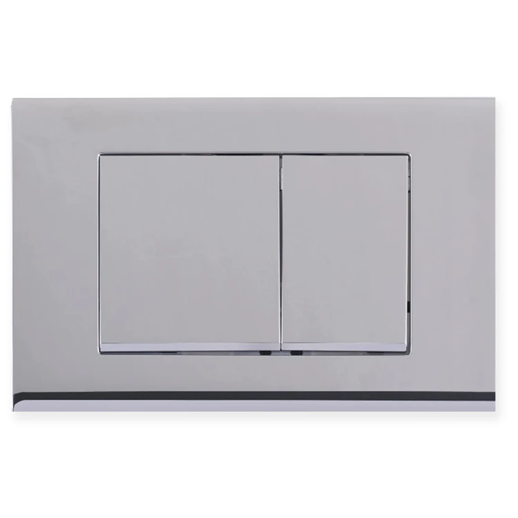 Polished chrome dual flush plate for concealed cistern- fit for Geberitsigma concealed cistern