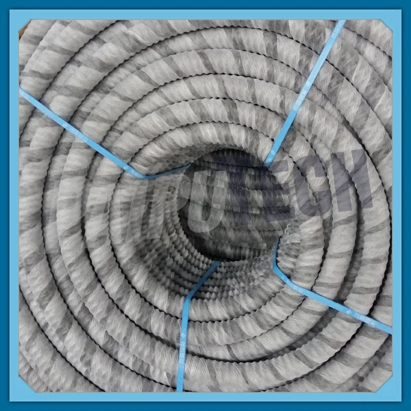 HDPE Flexible Single Wall Perforated Underdrain Coil Pipe with Filter Sock