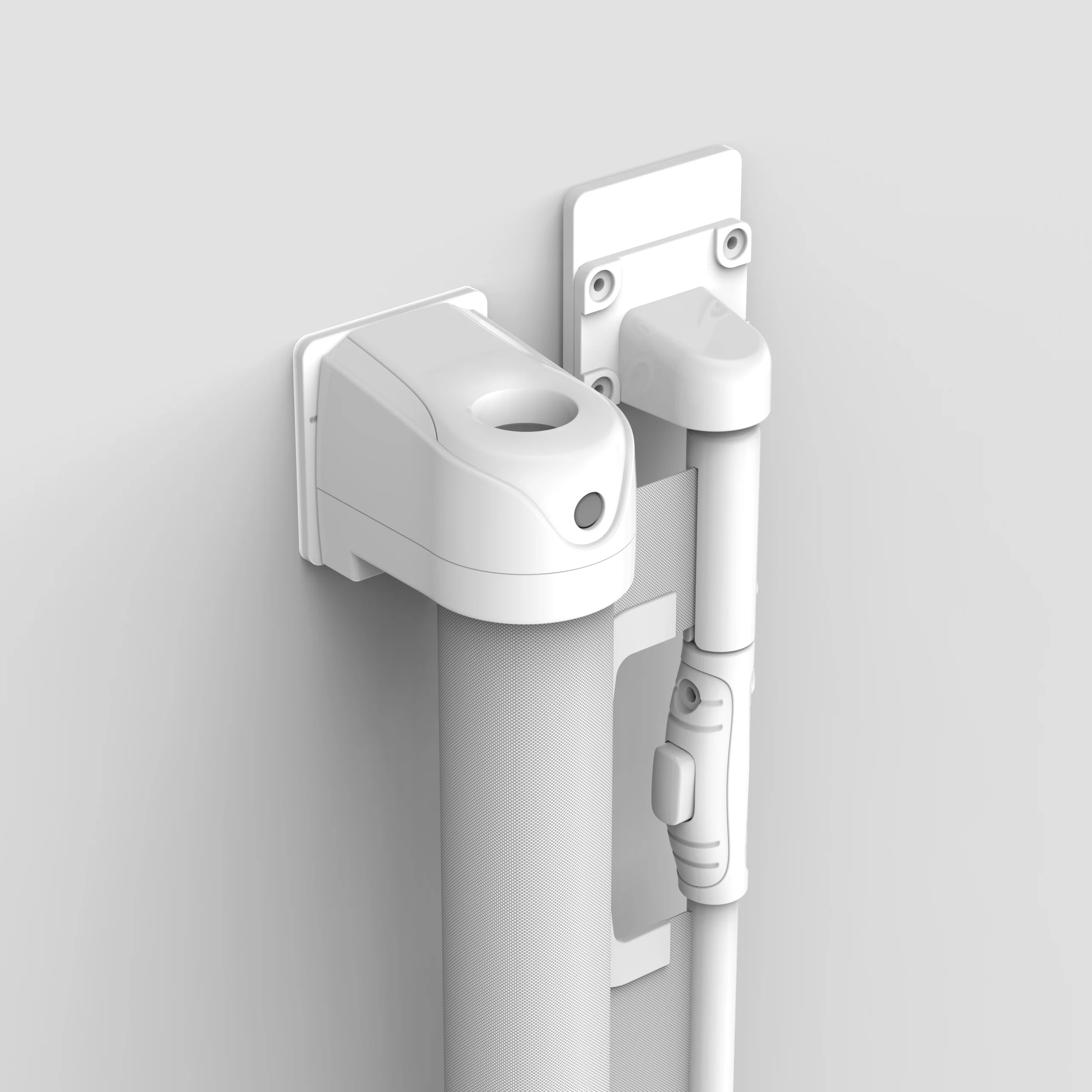 customize extra long 3 meters baby retractable mesh gate for stairs doorways