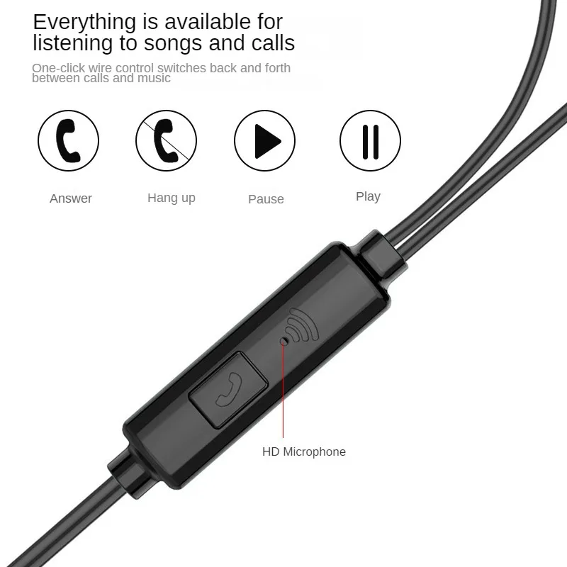 Wholesale Price In-Ear Earbuds Headphone Mini Handsfree Wired Earphone With Mic YH25C 3.5mm jack heavy bass stereo headset
