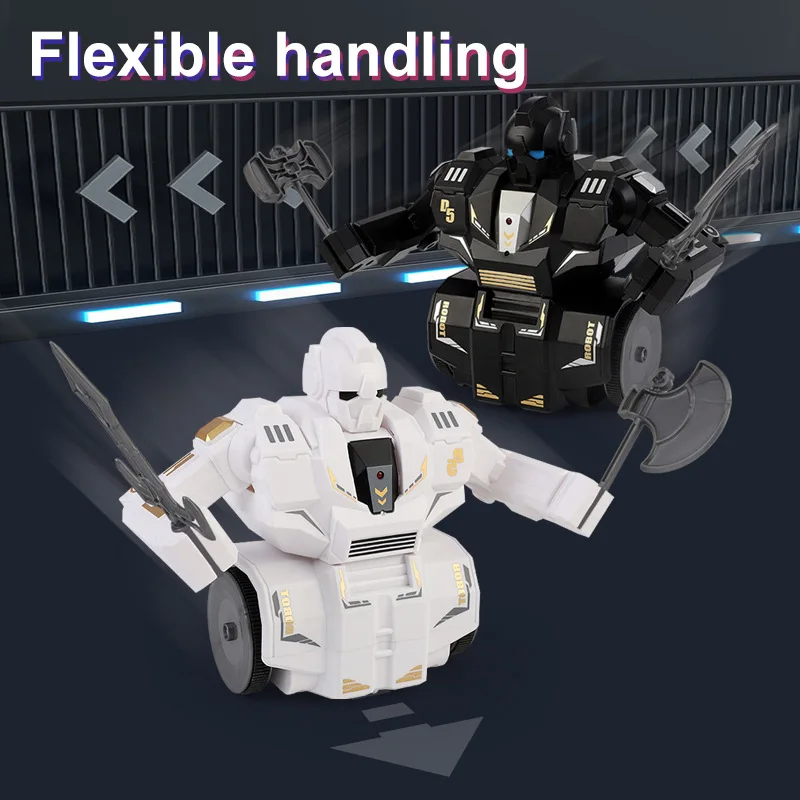 2023 2.4G Remote Control Combat Robot Toys 2-person Competition Fighting Battle Robot For Kids