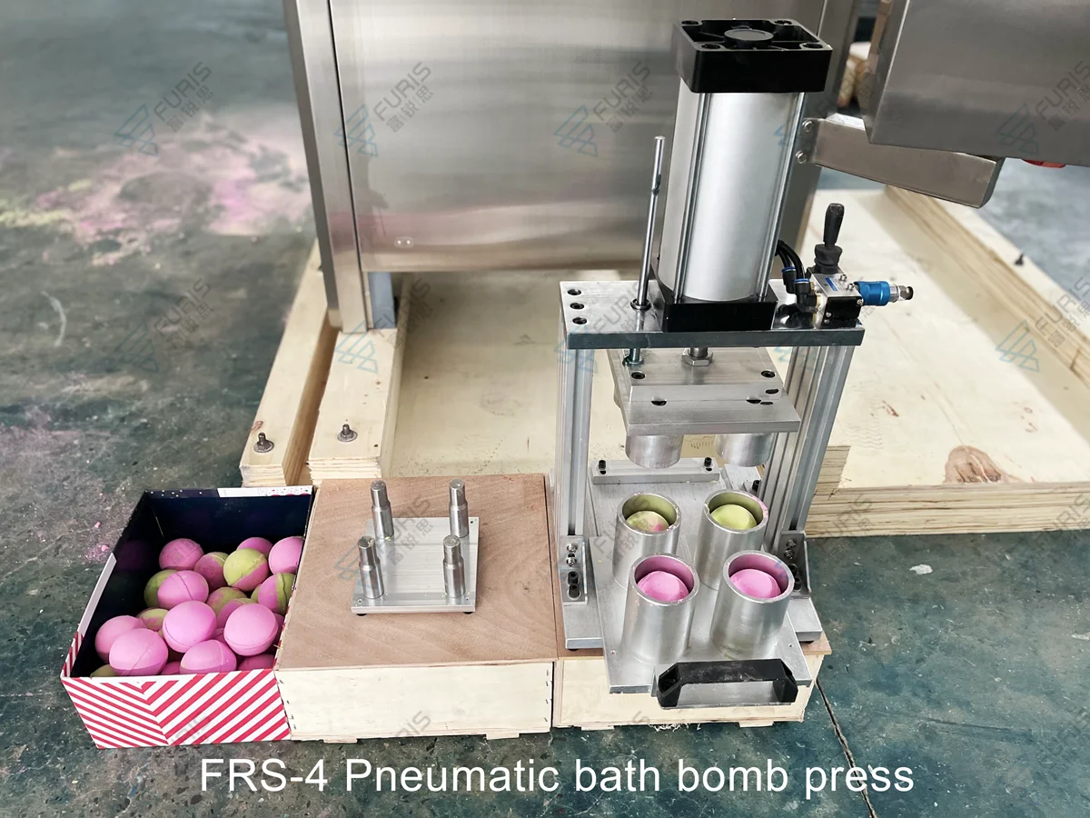 Factory Directly Sale Small Pneumatic Bath Salt Ball Pressing Machine Powder Forming Machine operate by hand