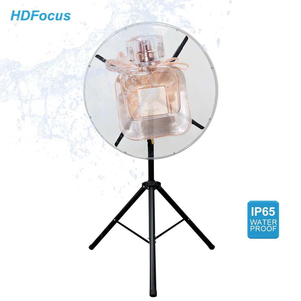 Ologramma 3D Holographic 3D Sign Hollgram Fan Wifi Fan Hologram Rotating Display 80Cm 3D Holographic Projector For Advertising