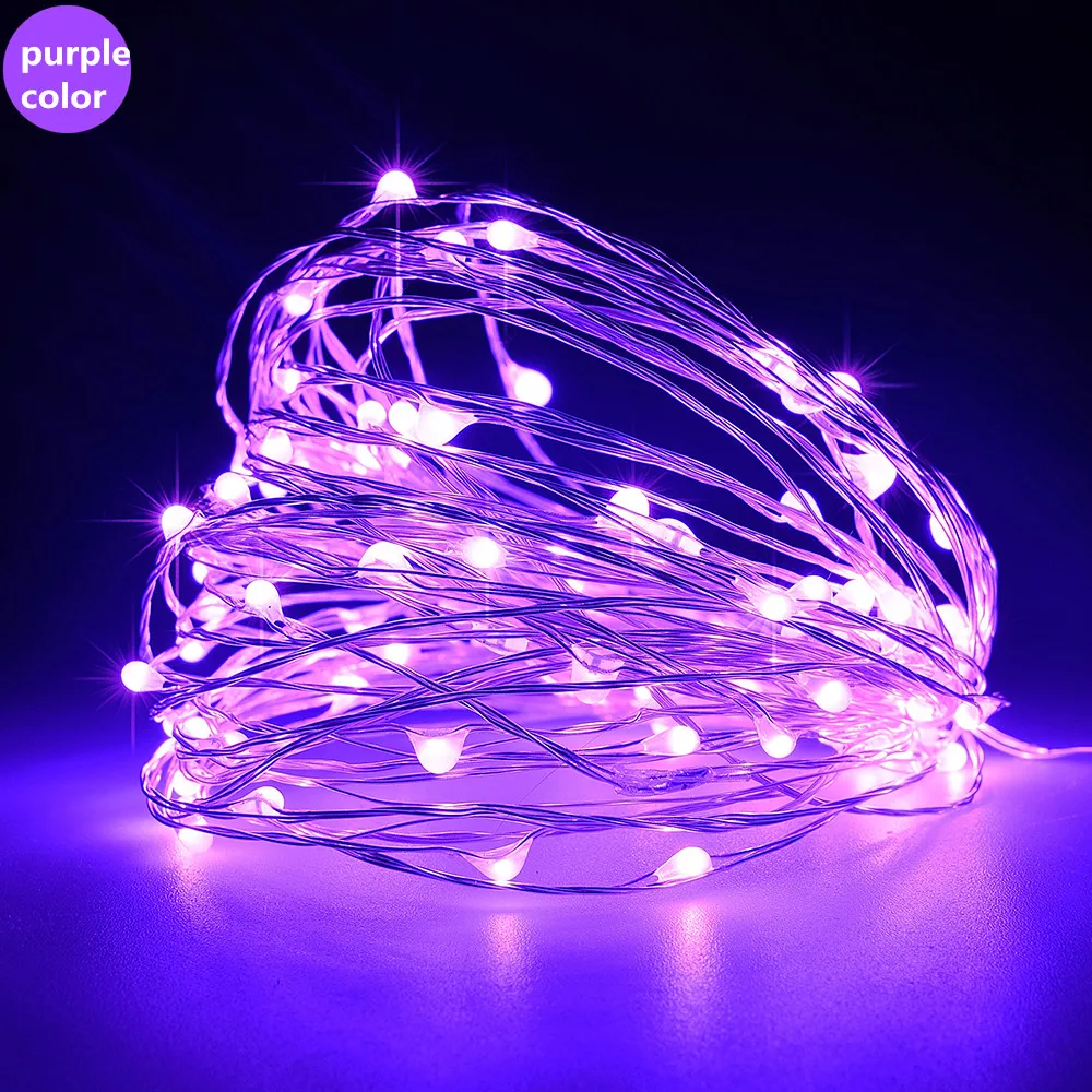  DC 5V LED String Lights Christmas Copper Wire 5m 50leds Twinkle