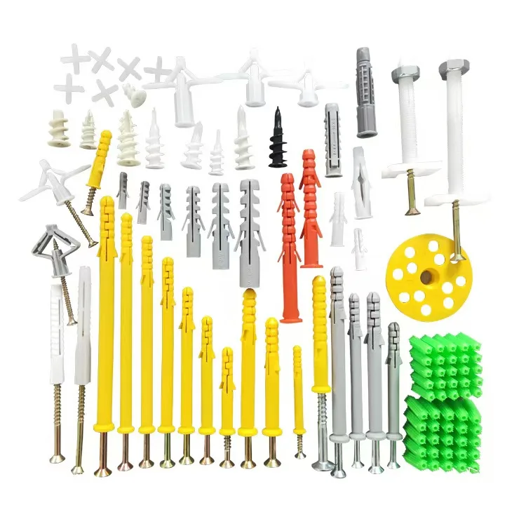 China made plastic nylon wall plug expansion anchor nylon and plastic expansion anchor wall plug