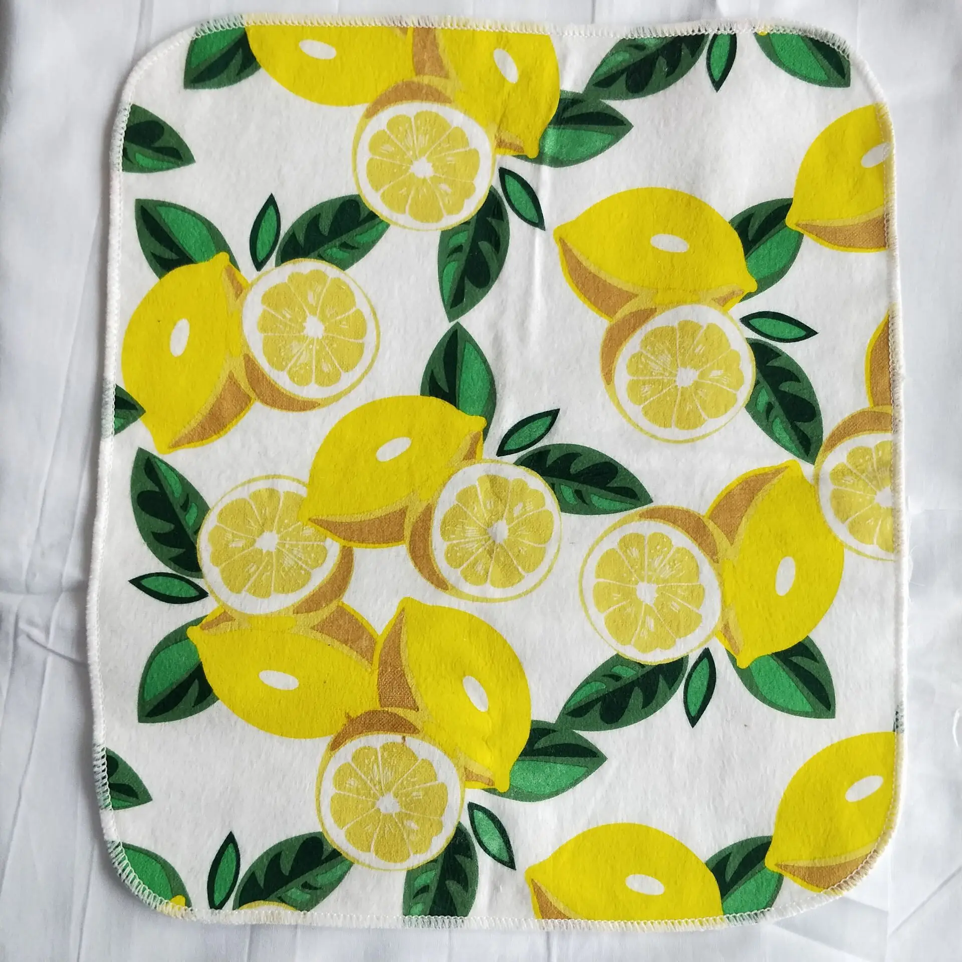 Eco friendly paperless baby organic unbleached cleaning cloth washable napkins kitchen unpaper towel