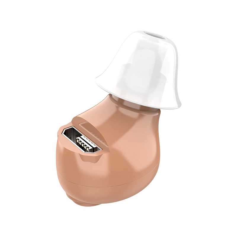 Перезаряжаемый Невидимый недорогой усилитель звука, cic слуховые аппараты для глухих