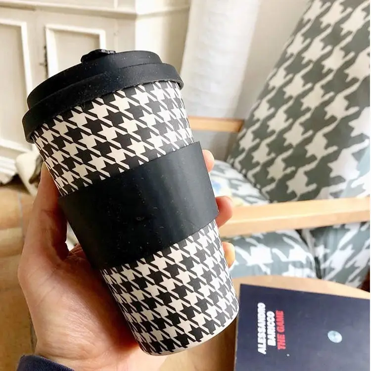 Natural Reusable Kids Eco Bamboo Fiber Coffee Tea Cup