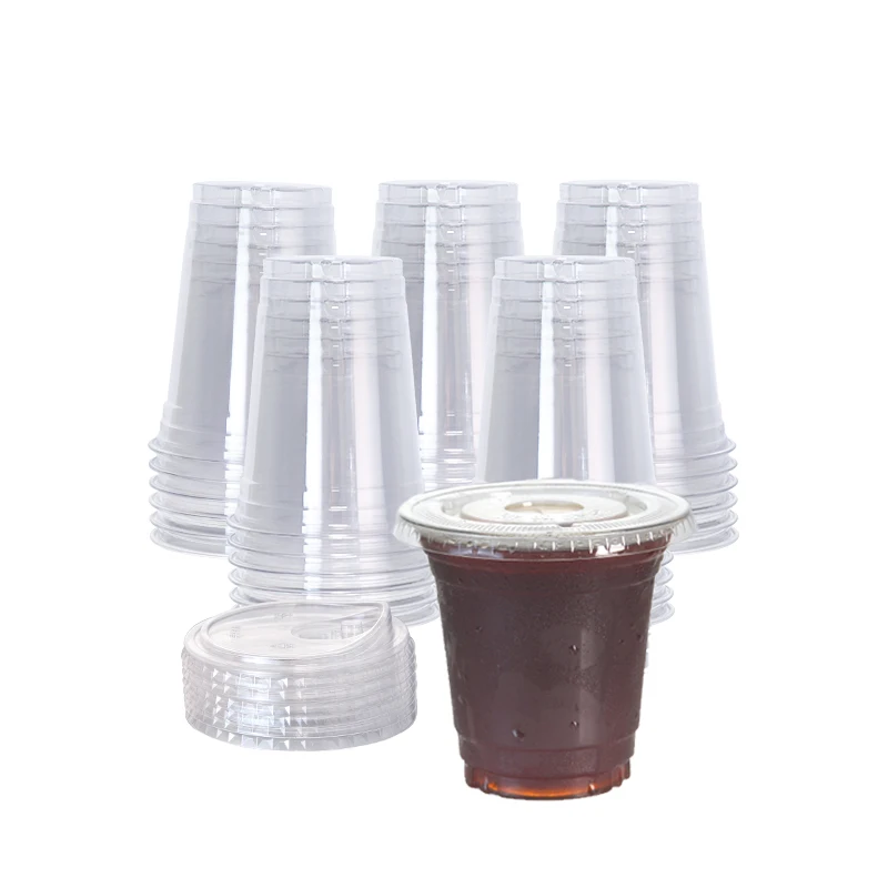 High Quality Wholesale Plastic Cups Plastic Coffee Cups with Customized Print Logo