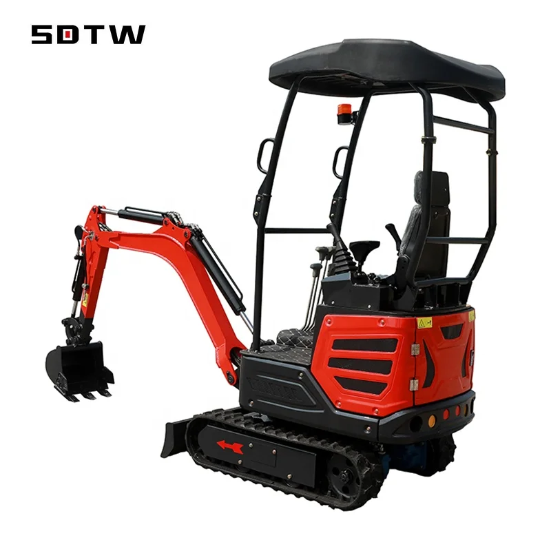 Smallest Small digger Crawler Compact Mini Excavator 1100kg 1ton 1.2 Tonne 13.5kw with Briggs Stratton EURO V or EPA