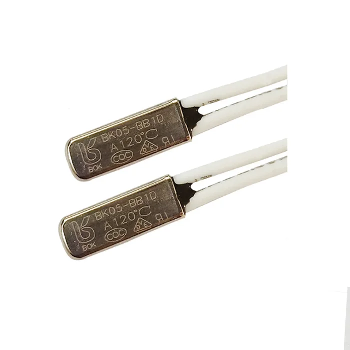 ksd9700 Ultra-small bimetal thermostat 85c iron shell normally closed 2A thermal protection switch thermal temperature switch