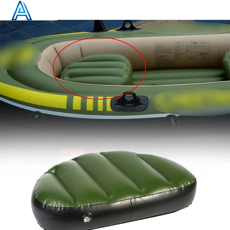 Thickened air blow PVC inflatable boat seat boat cushion for folding comfortable raft cushion