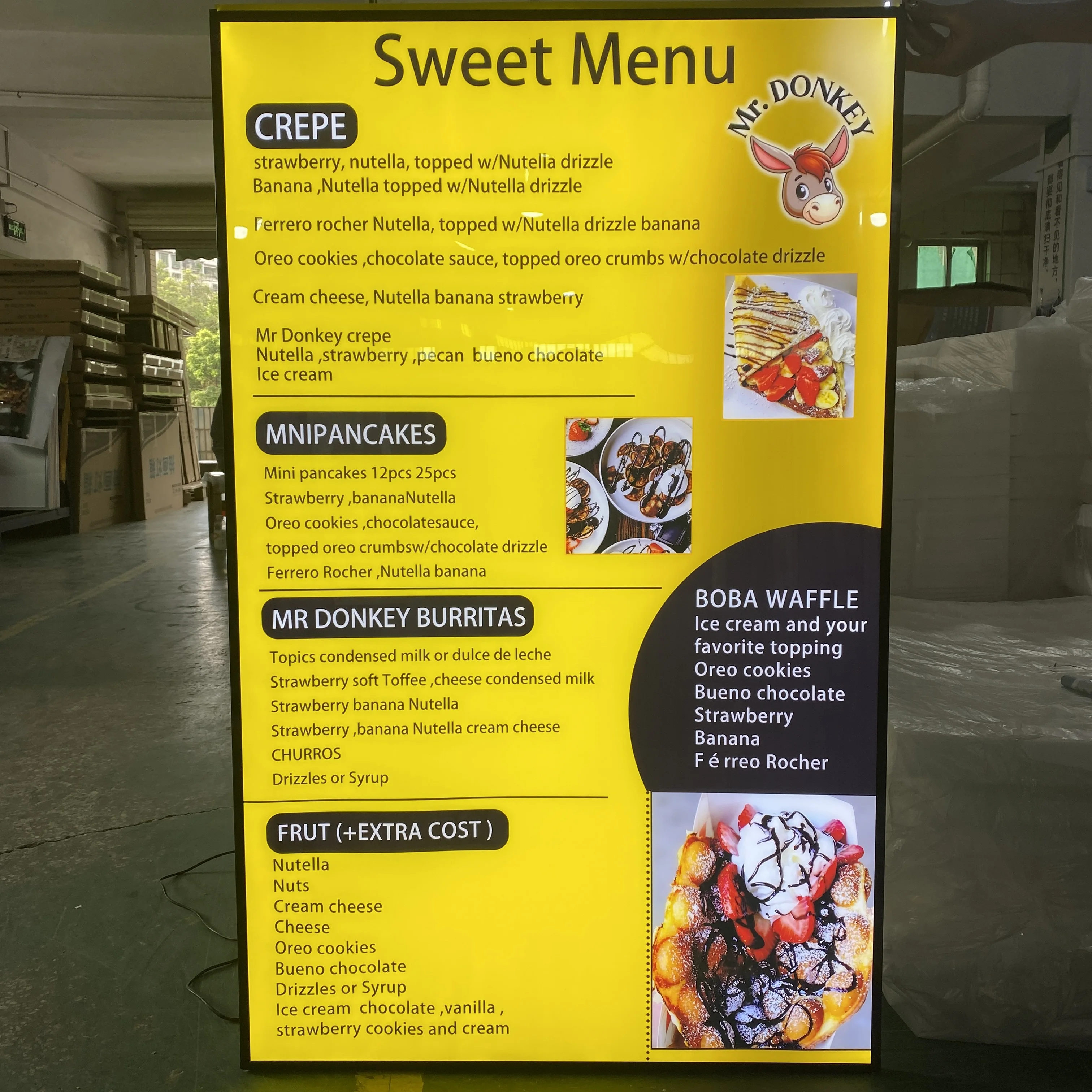 Aluminum Snap Frame Led ultra slim Billboard menu Picture display Frame Advertise Display Light Box