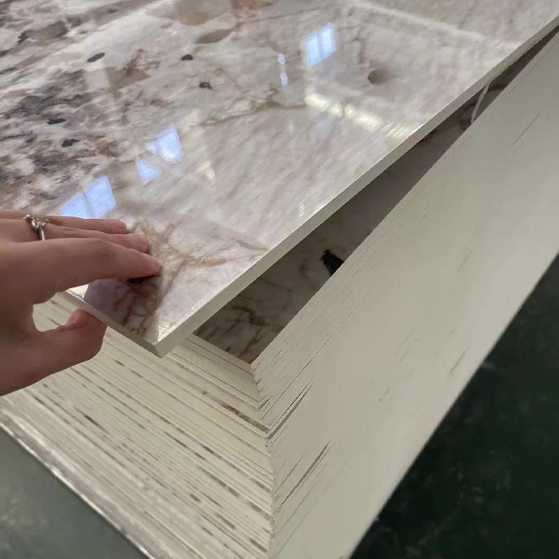 Wholesale Silicate Board Concrete Wall Panel Moulds KT Board Background Wall Panel PVC Mural Wallpaper Waterproof Wooden Panels