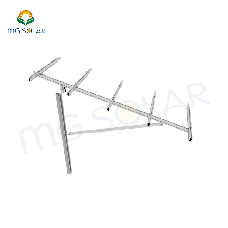 High quality galvanized steel material Pile Ground Mount Solar Structure System