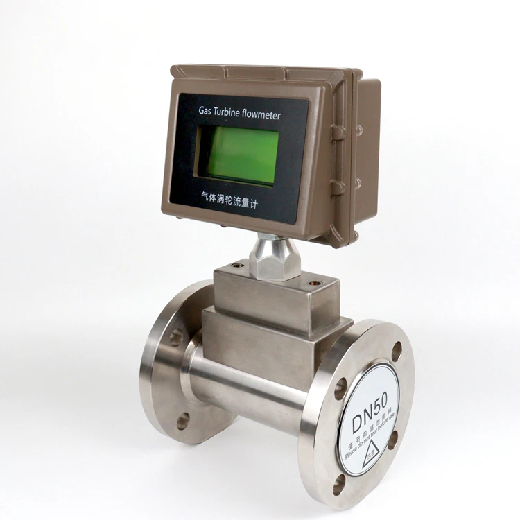 DN25 flange gas turbine Explosion-proof digital flowmeter natural gas N2 flow meter RS485 modbus flowmeter
