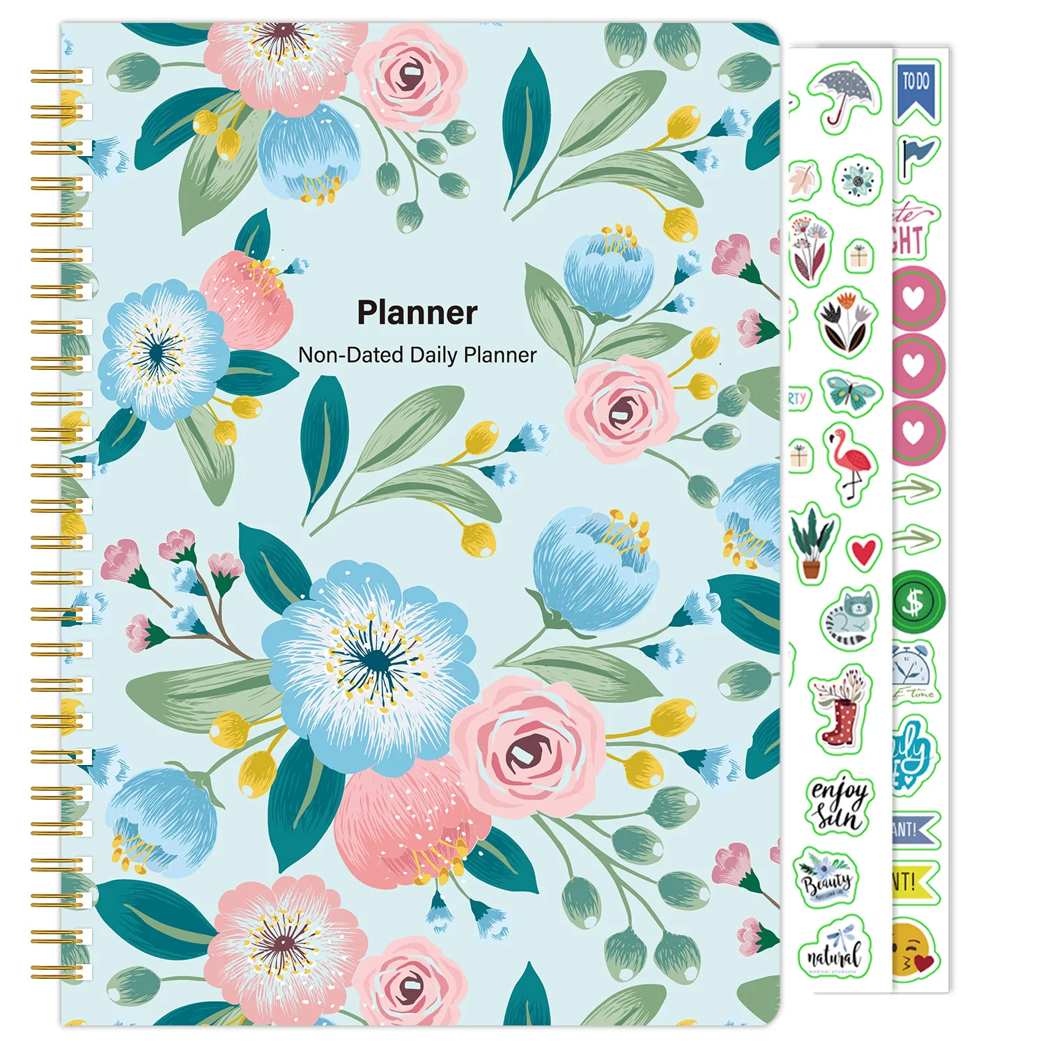 2023 Hot Style Spiral Binding Planner Hardcover Notebook Printing Support Customization Paper Promotion A5 Diary 80 Sheets