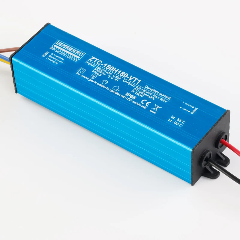 Zetoo CTC 150 Вт неизолированные 108-180VDC 900mA дорожные фонари Прожектор Светодиодный источник питания