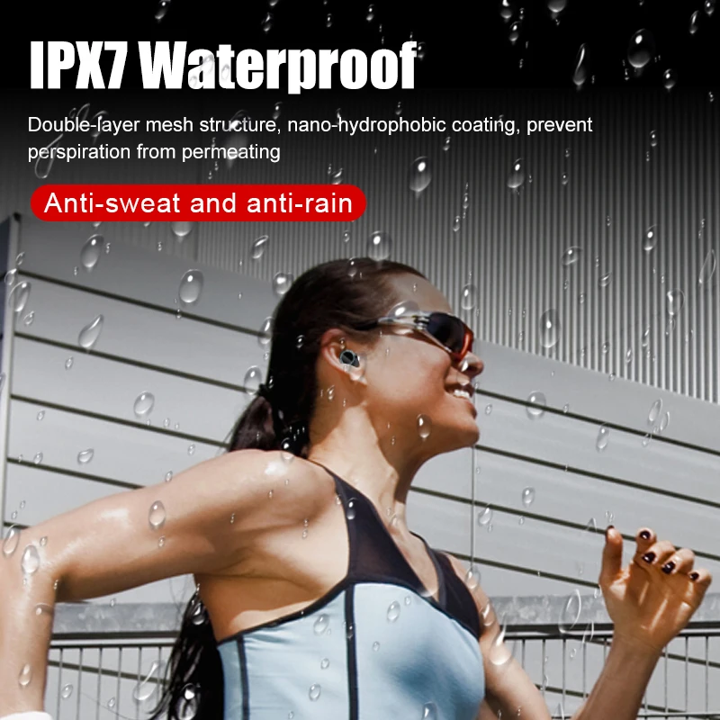 Новые поступления 2022, беспроводные наушники BT V5.3, шумоподавляющие наушники, водонепроницаемые TWS-наушники со светодиодной подсветкой и зарядным футляром 3350 мАч